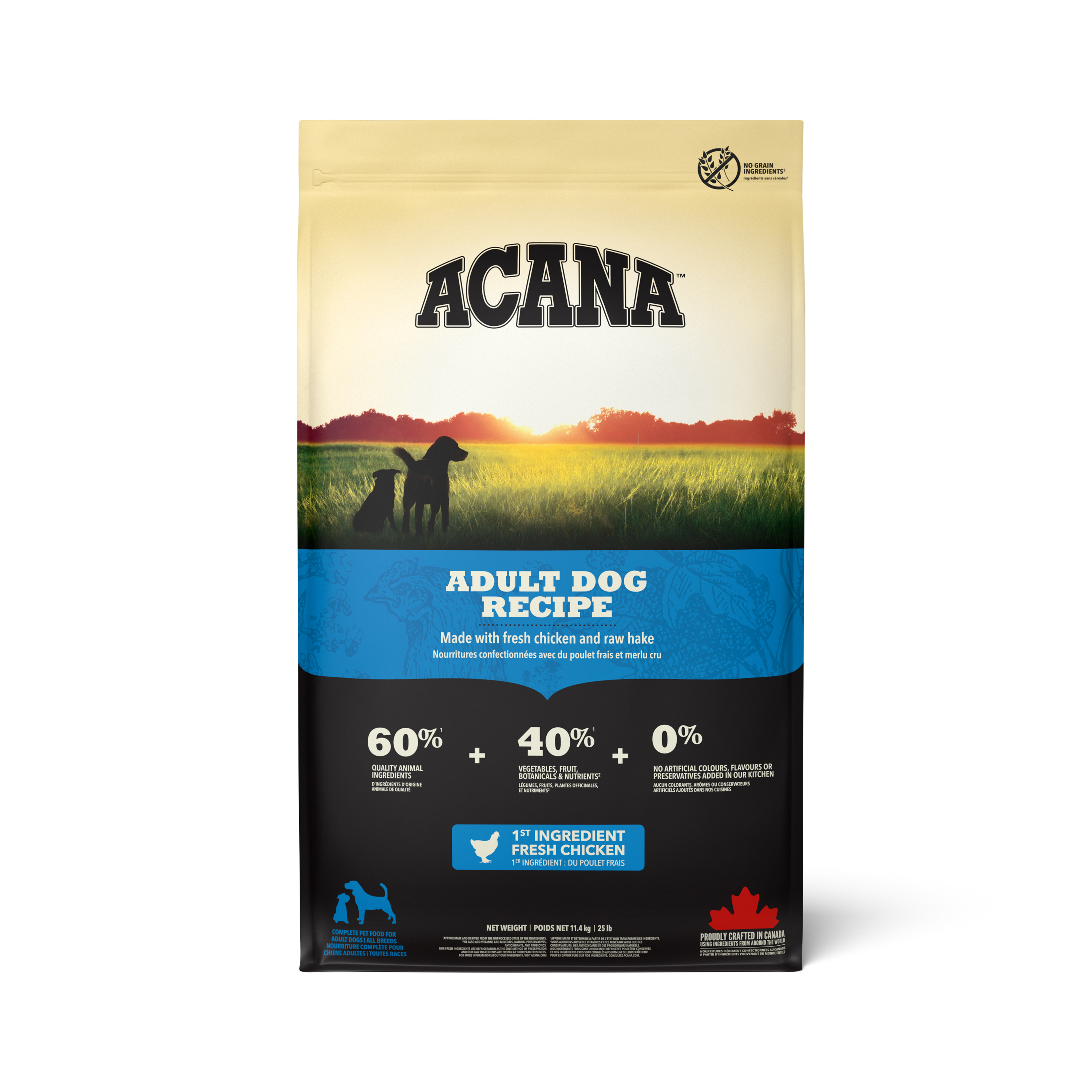 ACANA Adult Dry Dog Food with Chicken Turkey & Fish dry dog food pack