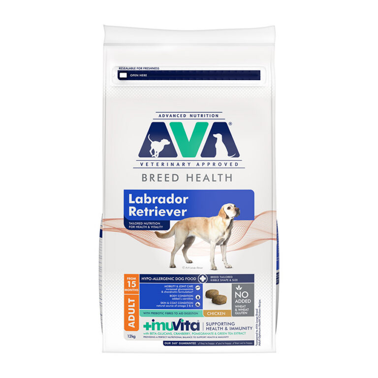 AVA Breed Health Labrador Retriever Dry Dog Food dry dog food pack