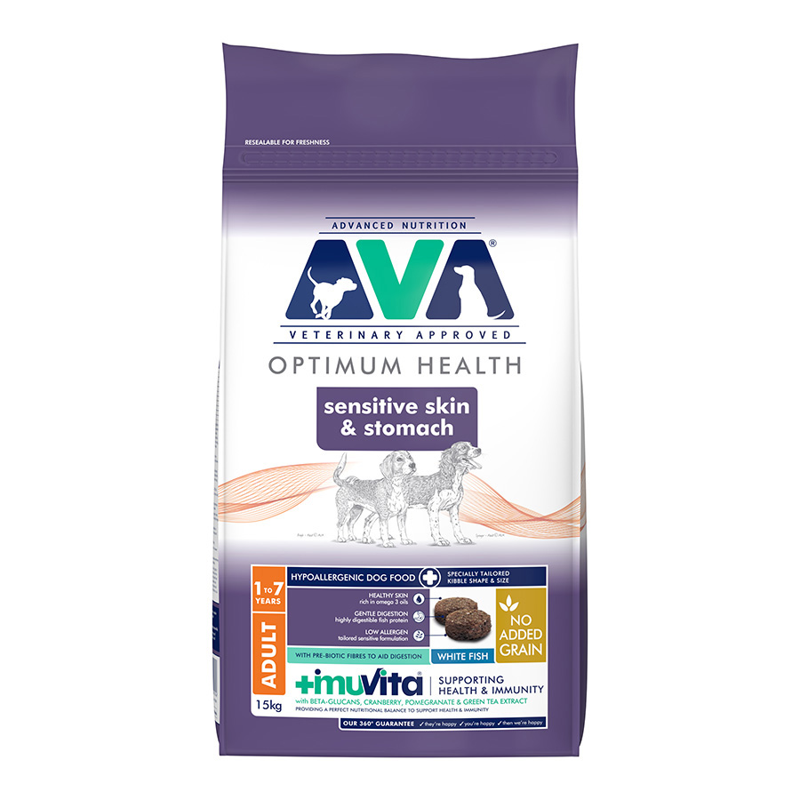 AVA Sensitive Skin & Stomach Dry Dog Food dry dog food pack