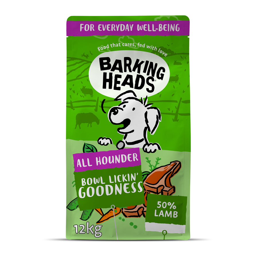 Barking Heads Dry Dog Food Lamb dry dog food pack