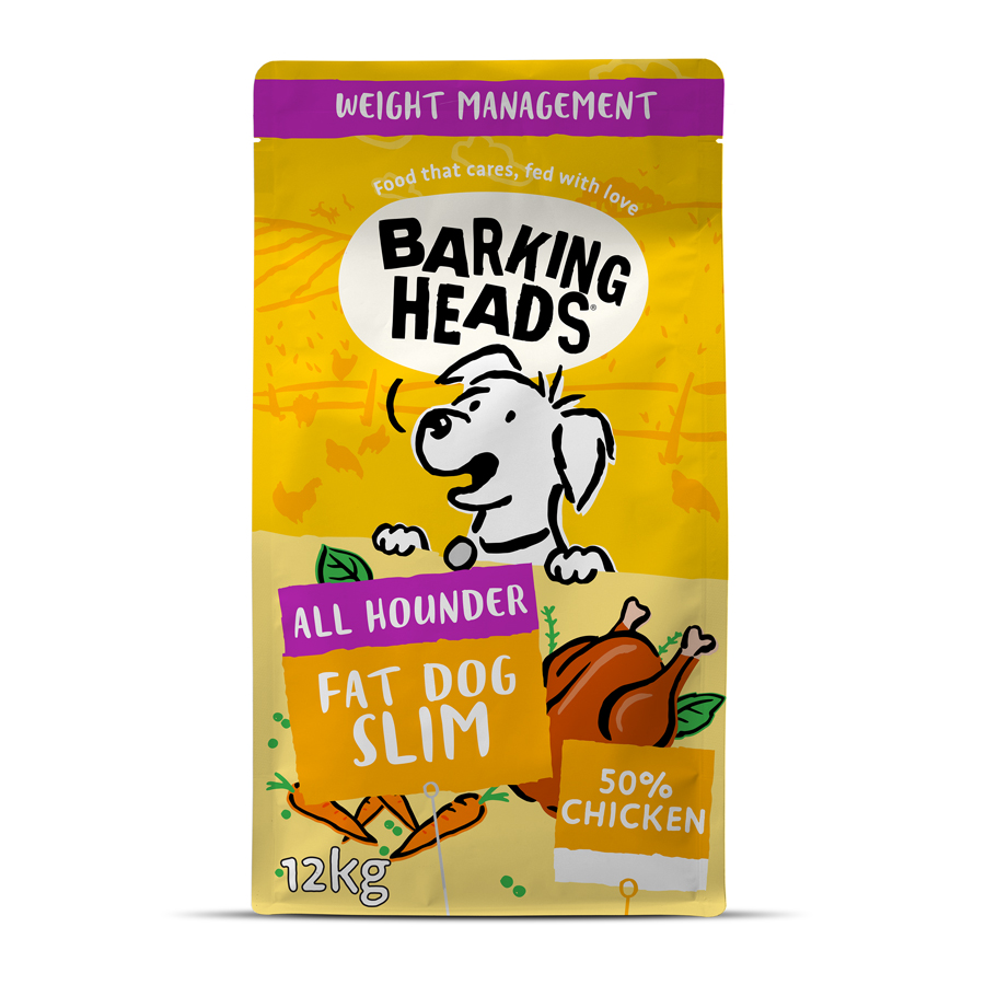 Barking Heads Fat Dog Slim Dry Dog Food Chicken dry dog food pack