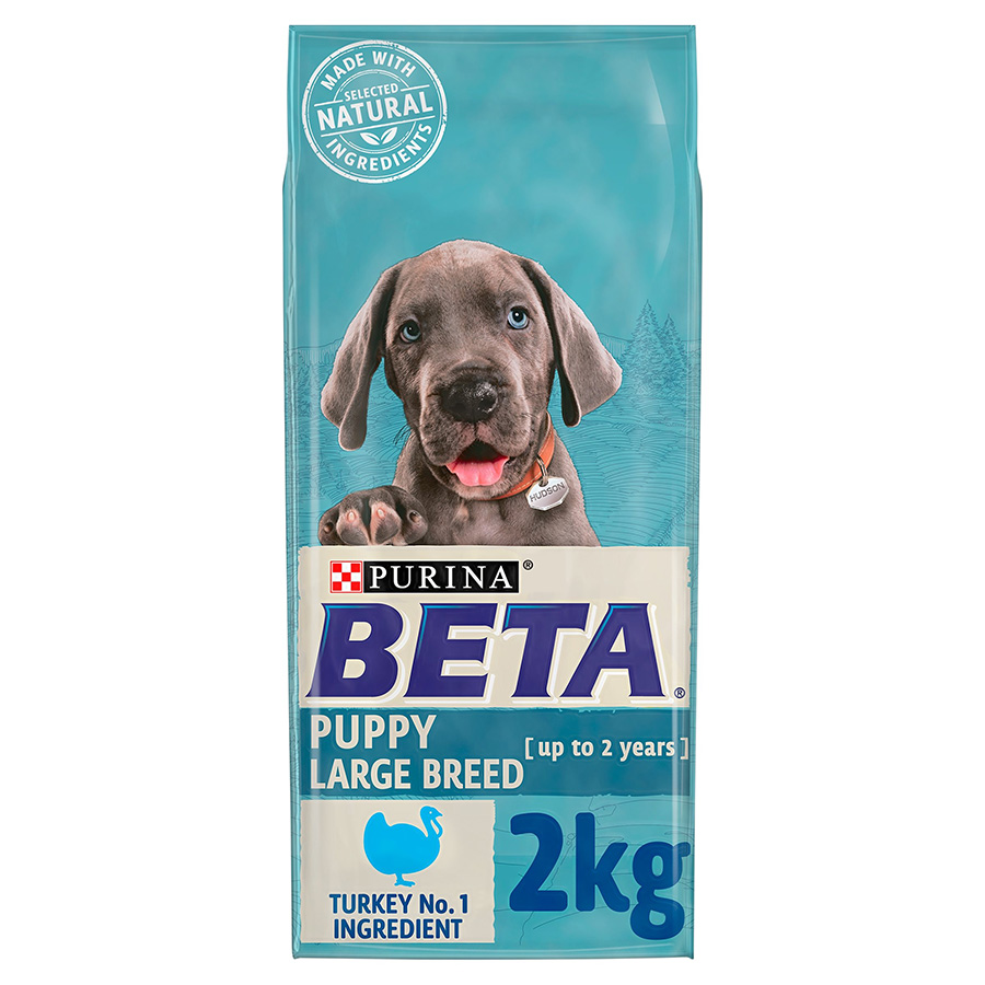 Beta Large Breed Puppy Dry Dog Food Turkey dry dog food pack