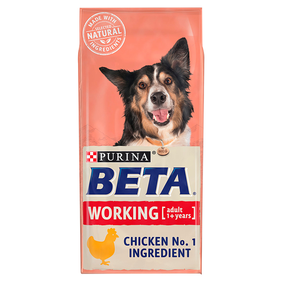 Beta Working Adult Dry Adult Dog Food Chicken dry dog food pack