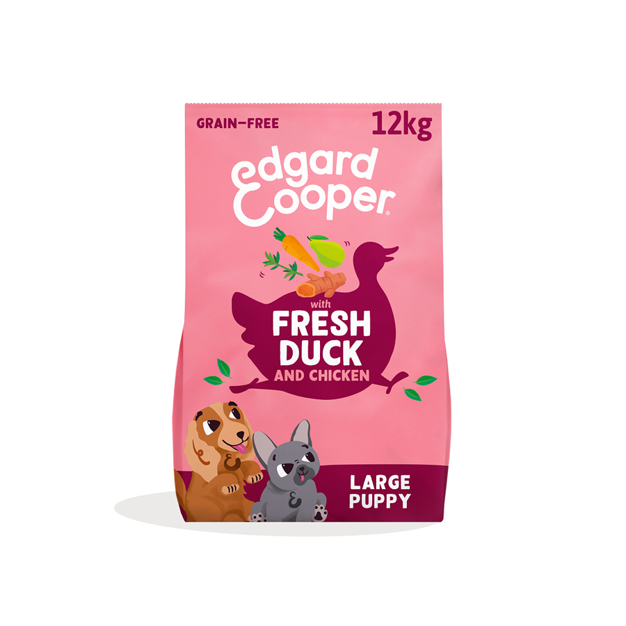 Edgard & Cooper Grain Free Dry Puppy Food Duck & Chicken dry dog food pack