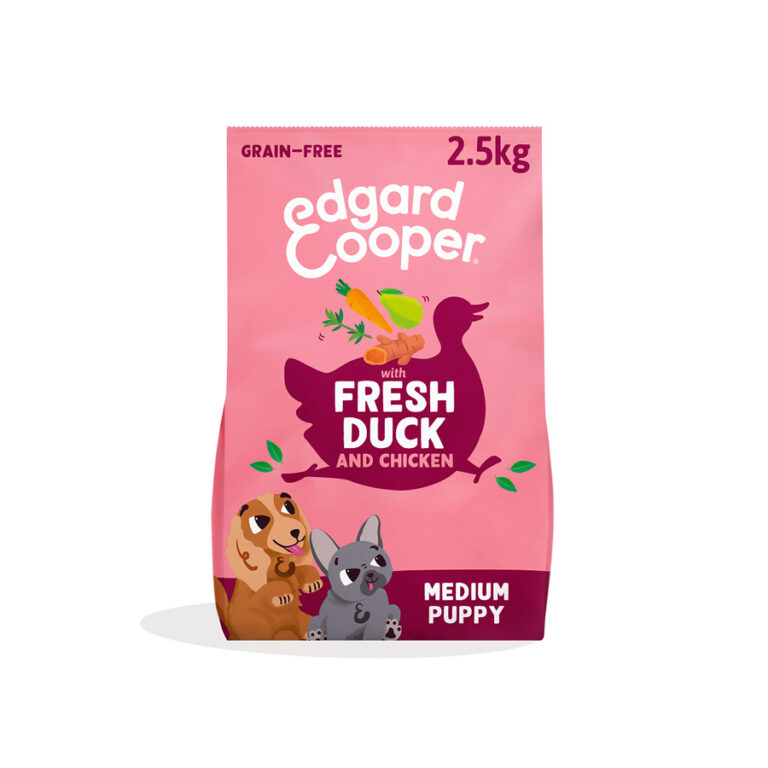 Edgard & Cooper Grain Free Puppy Dry Dog Food Duck & Chicken dry dog food pack