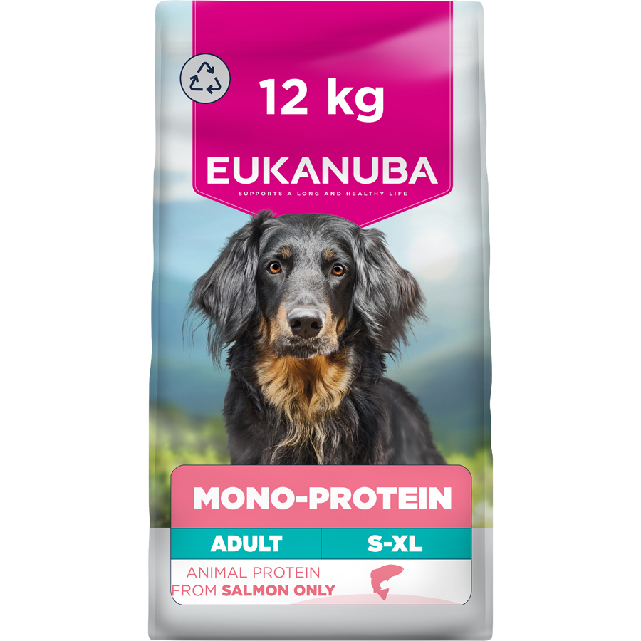 Eukanuba Daily Care Hypoallergenic Adult Dry Dog Food Salmon dry dog food pack