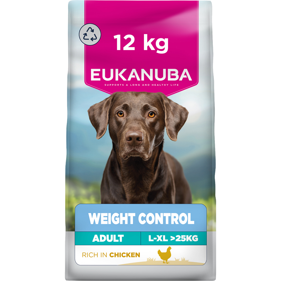 Eukanuba Daily Care Weight Control Large Adult Dry Dog Food Chicken dry dog food pack