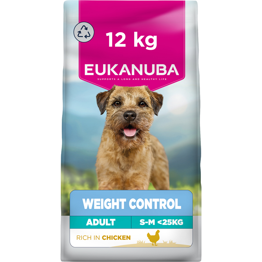 Eukanuba Daily Care Weight Control Small & Medium Adult Dry Dog Food Chicken dry dog food pack