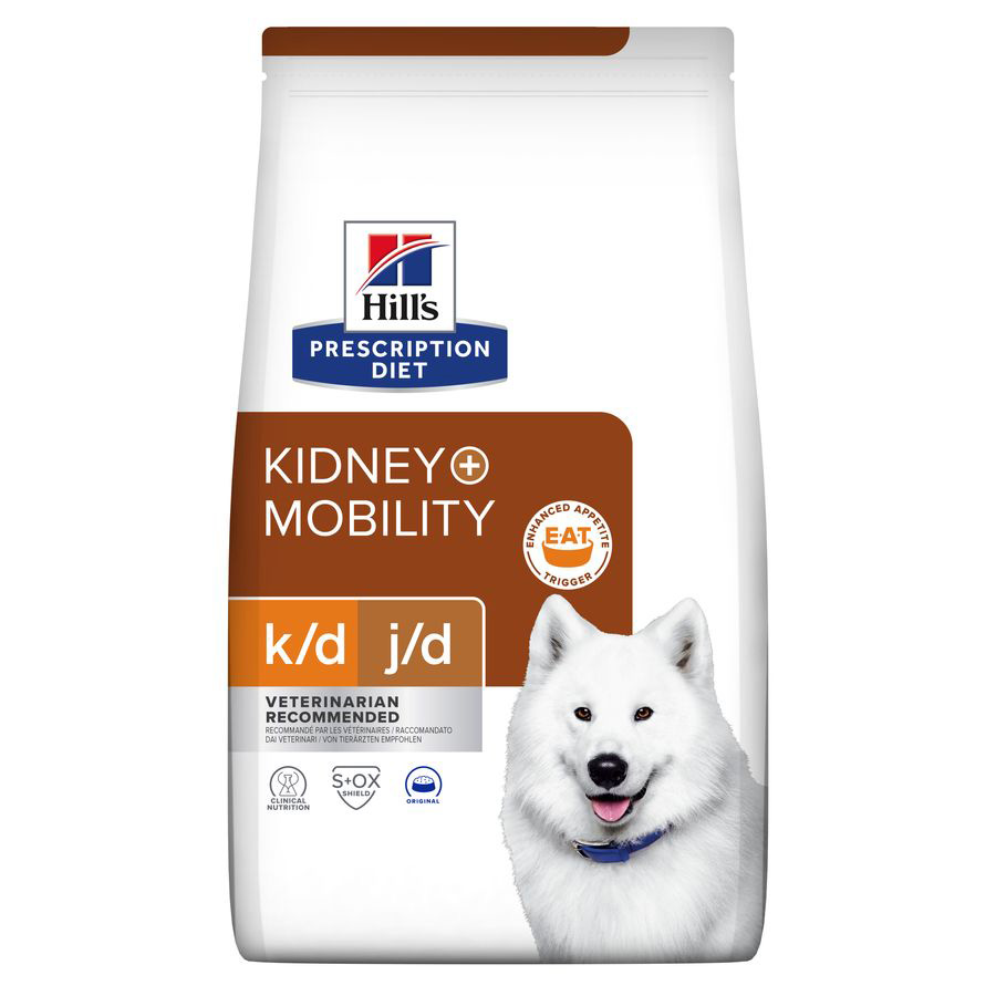 Hill’s Prescription Diet K/D + Mobility Adult Dry Dog Food Chicken dry dog food pack