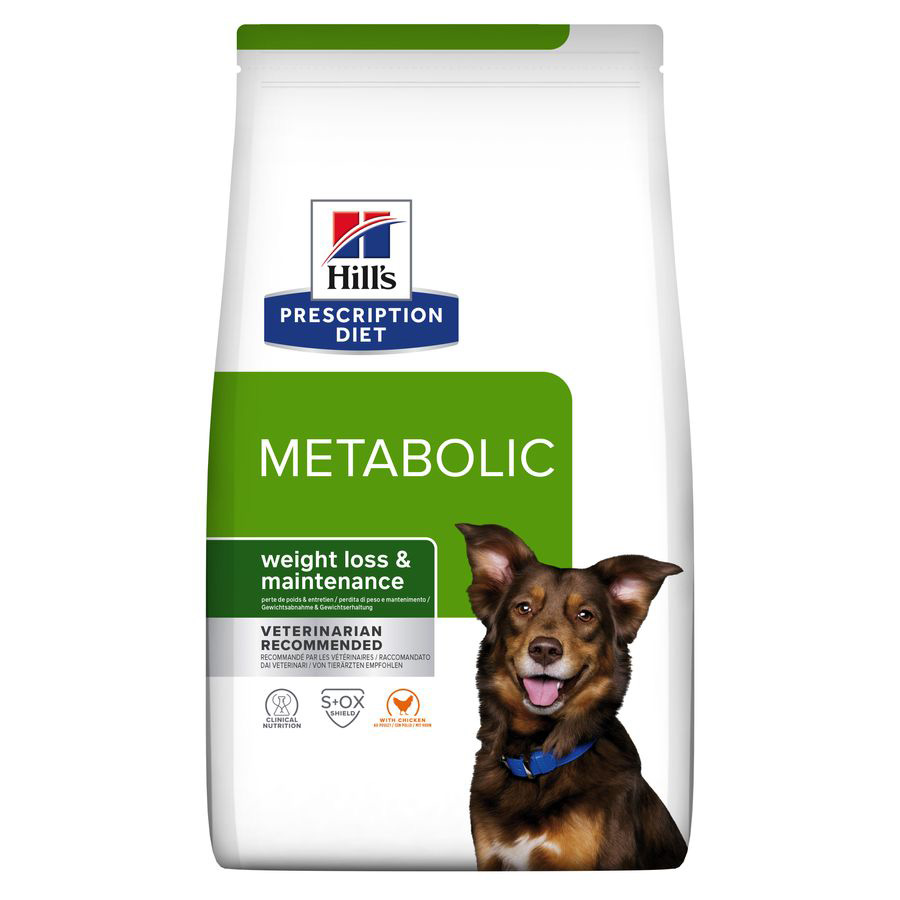 Hill’s Prescription Diet Metabolic Weight Manage Adult Dry Dog Food with Chicken dry dog food pack