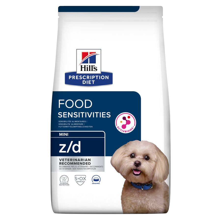 Hill’s Prescription Diet z/d Food Sensitivities Mini Adult Dry Dog Food dry dog food pack