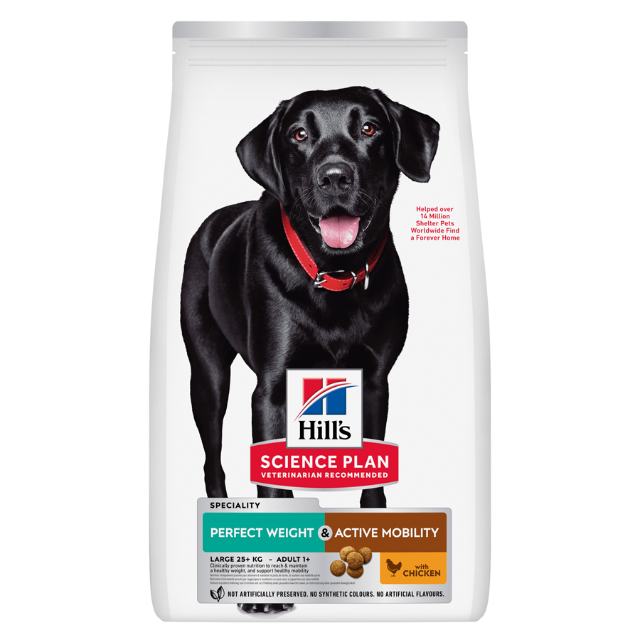 Hill’s Science Plan Perfect Weight & Mobility Large Breed Adult Dry Dog Food dry dog food pack
