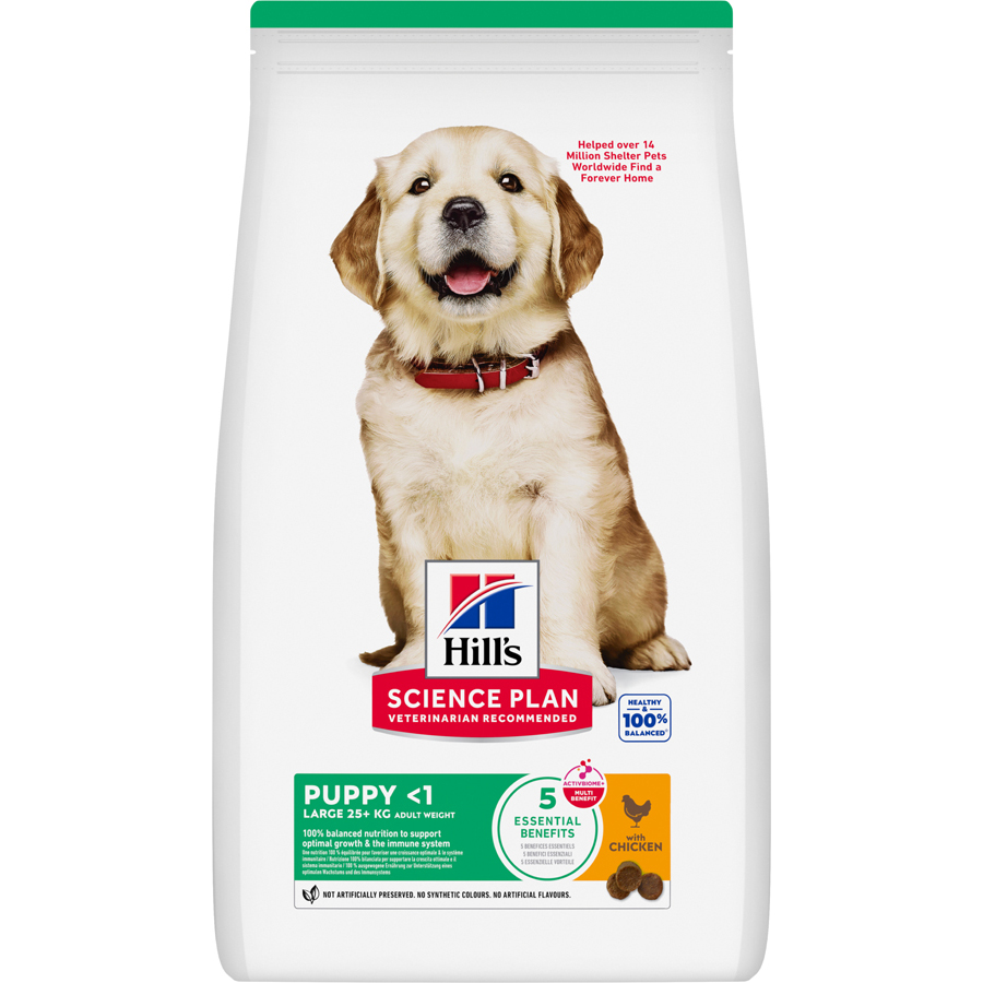 Hill’s Science Plan Puppy Large Breed Dry Dog Food with Chicken dry dog food pack