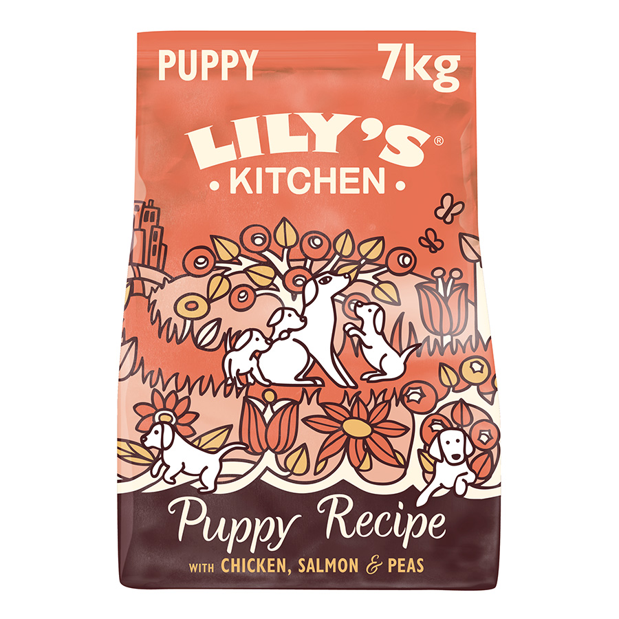Lily’s Kitchen Puppy Dry Dog Food Chicken & Salmon dry dog food pack