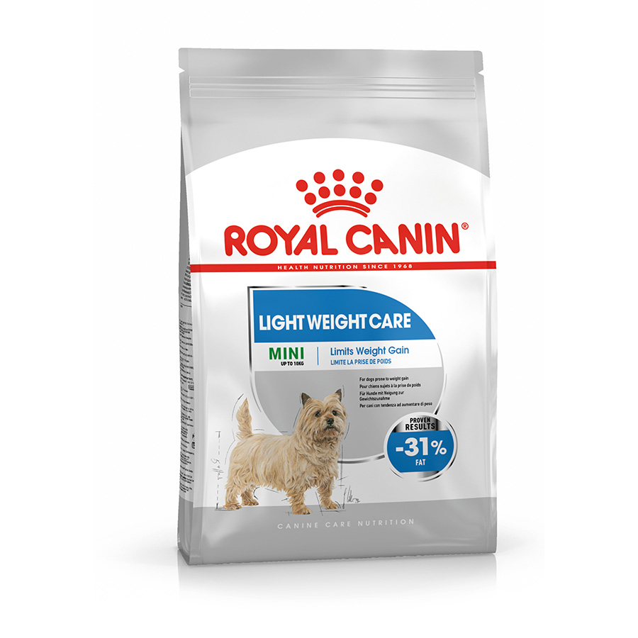 Royal Canin Light Weight Mini Breed Adult Dry Dog Food dry dog food pack