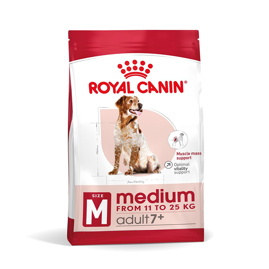 Royal Canin Medium Ageing 7+ Dry Adult Dog Food dry dog food pack