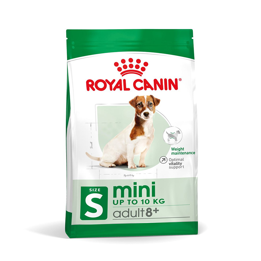 Royal Canin Mini Dry Adult 8+ Dog Food dry dog food pack