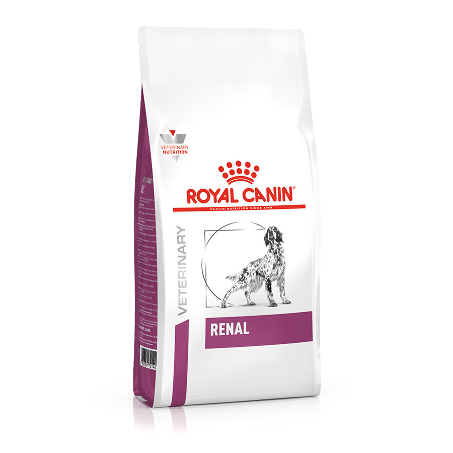 Royal Canin Veterinary Renal Dry Dog Food dry dog food pack