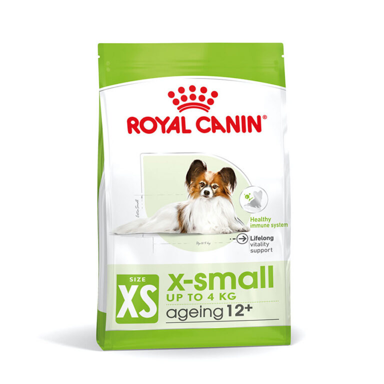 Royal Canin X-Small Ageing 12+ Dry Senior Dog Food dry dog food pack