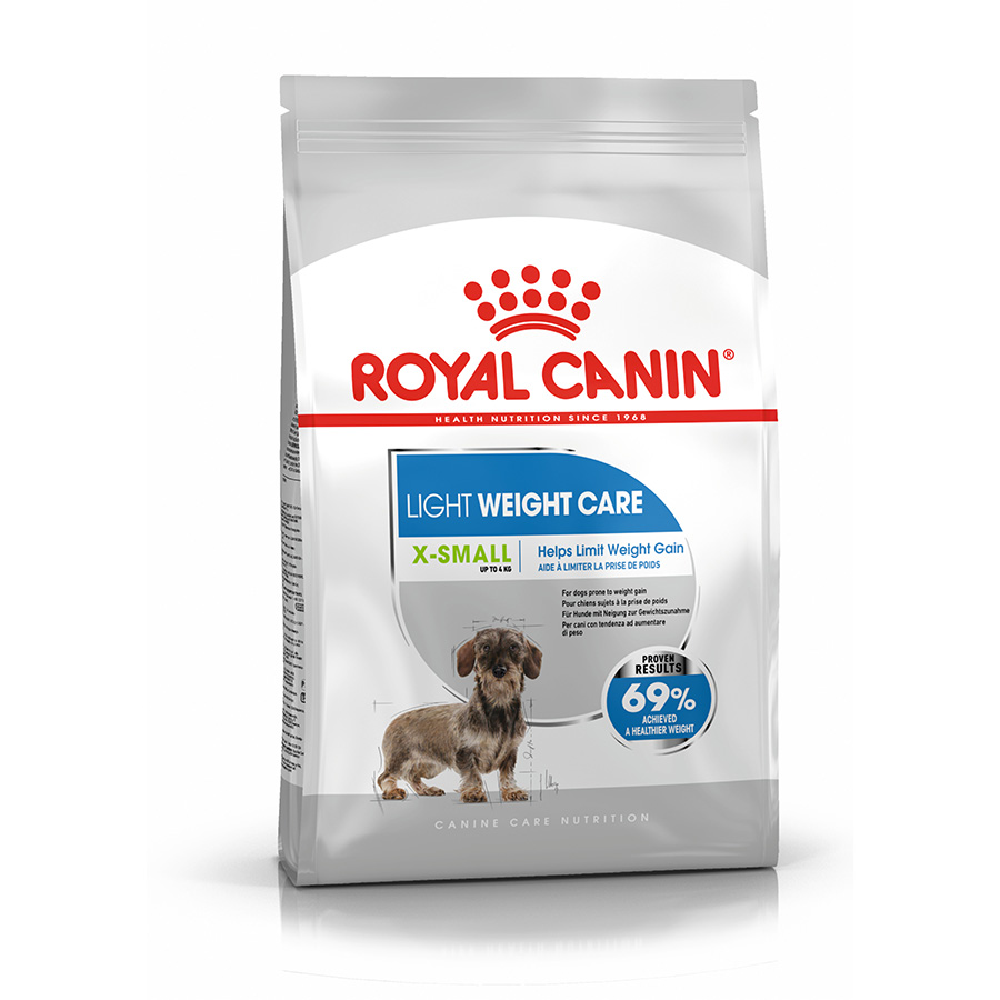 Royal Canin X-Small Weight Care Adult Dry Dog Food dry dog food pack