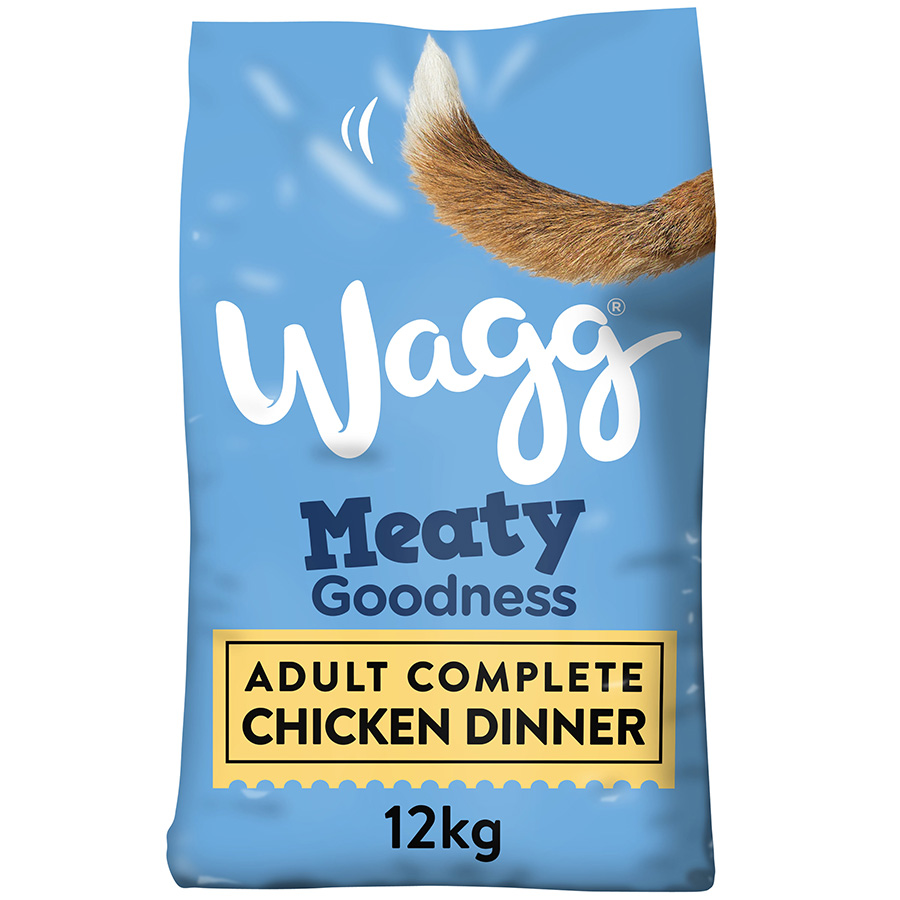 Wagg Meaty Goodness Complete Dry Adult Dog Food Chicken dry dog food pack