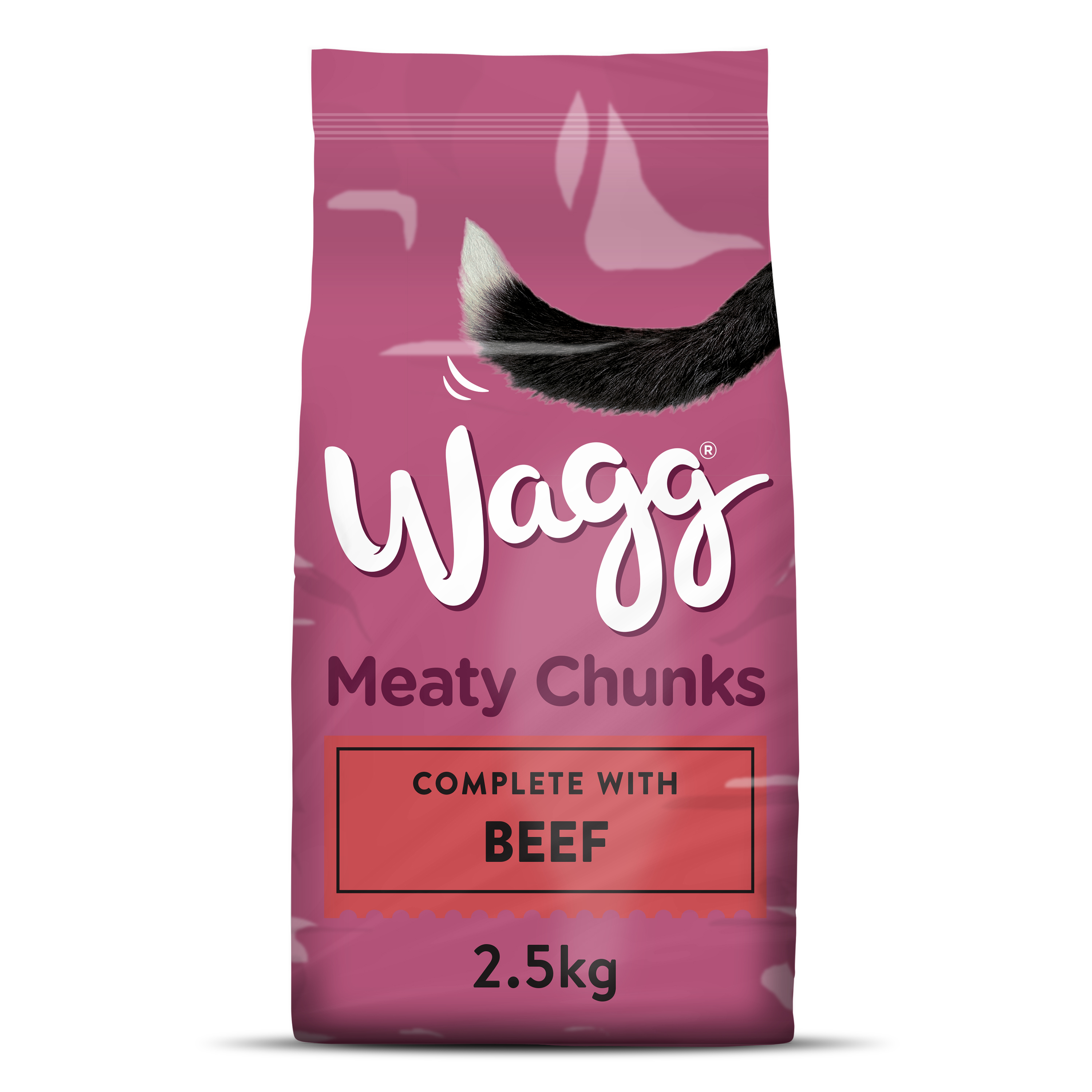 Wagg Moist Meaty Chunks Dry Dog Food Beef dry dog food pack
