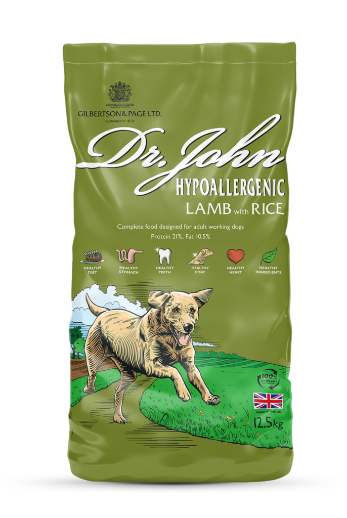 Dr John Hypoallergenic Lamb with Rice and Vegetables pack
