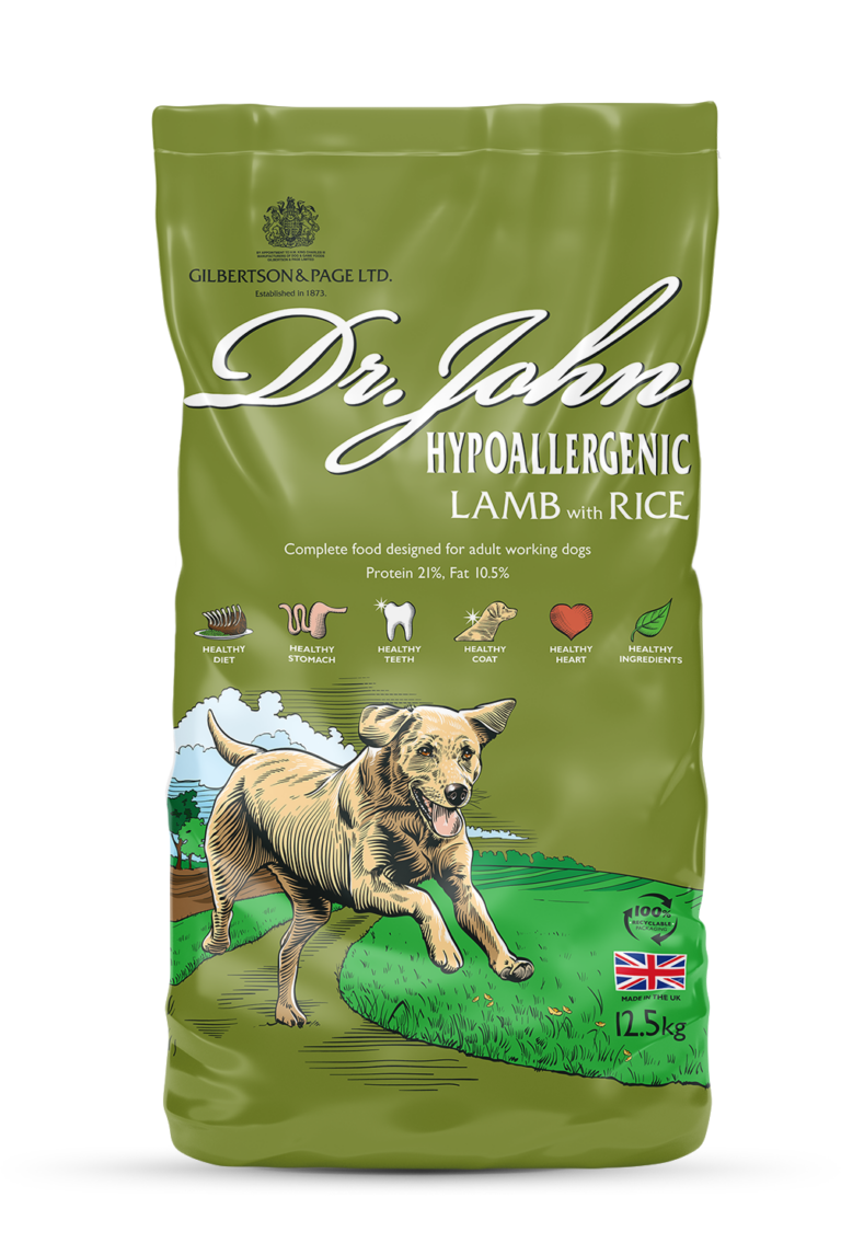 Dr John Hypoallergenic Lamb with Rice and Vegetables pack