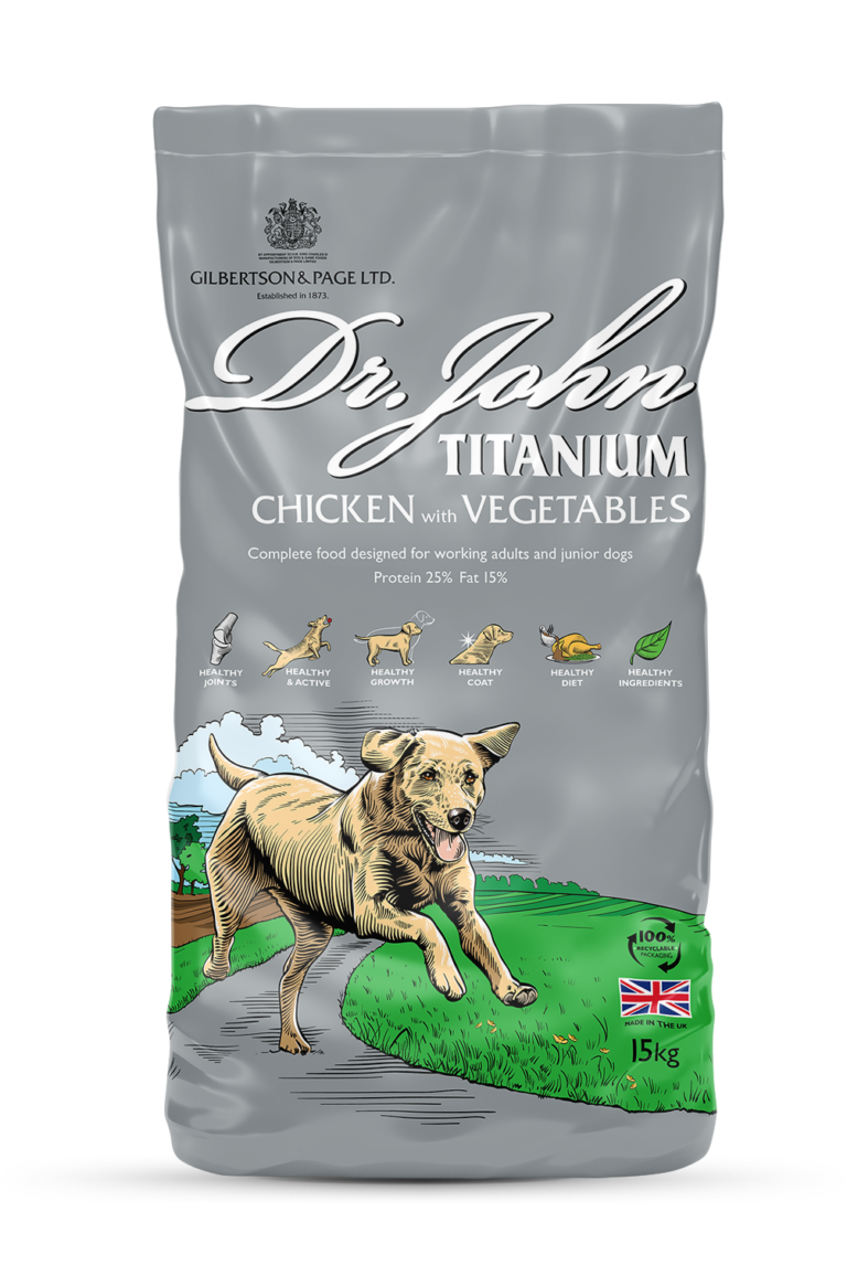 Dr John Titanium Chicken with Vegetables pack